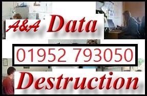 Wellington data destruction, USB - hard disk drive destruction