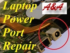 Wellington Fujitsu Laptop Power Socket Repair